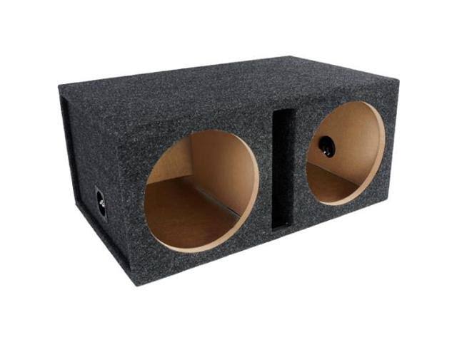 12 Dual Vented Square Box Round Cut Enclosure O72239