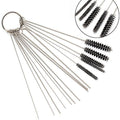 Carburetor Carbon Dirt Jet Cleaner Tool Kit 10 Cleaning Needles with 5 Brushes Pack of 2 U5867