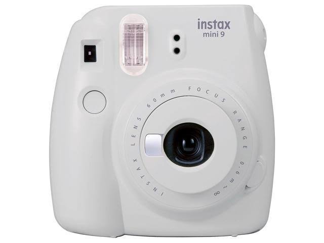 Smokey White Instant Film Camera with Case and Film U547652