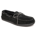 Black Sheepskin Hardsole Moccasin X2768