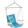 Aqua Blue Hanging Hammock Chair W75872