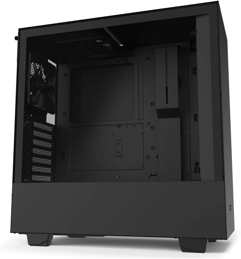 White Small Form-Factor ITX Case with Tinted Tempered Glass Front Panel W2723