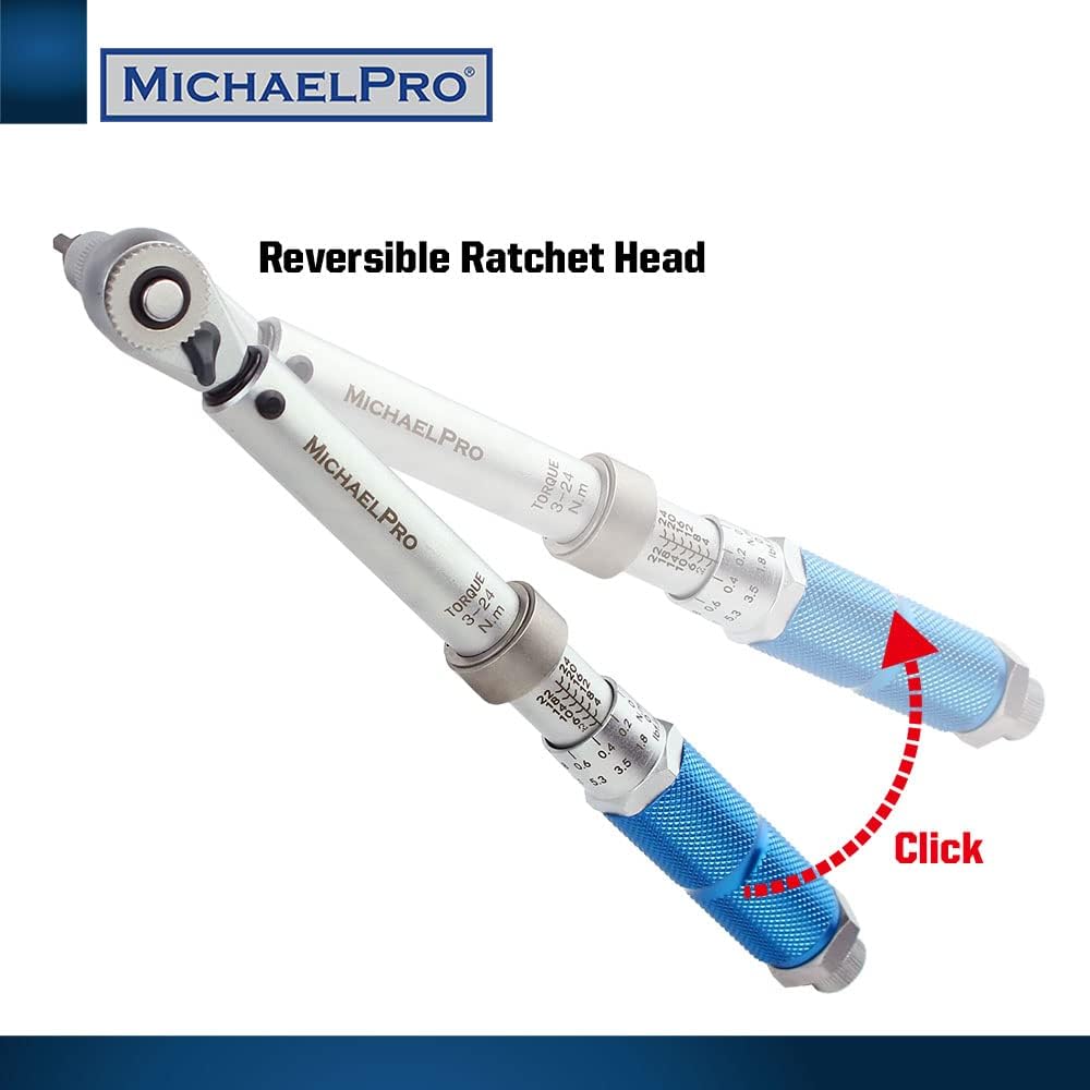 1/4-inch Drive Click Torque Wrench Set with Bits and Extension Bars V95229