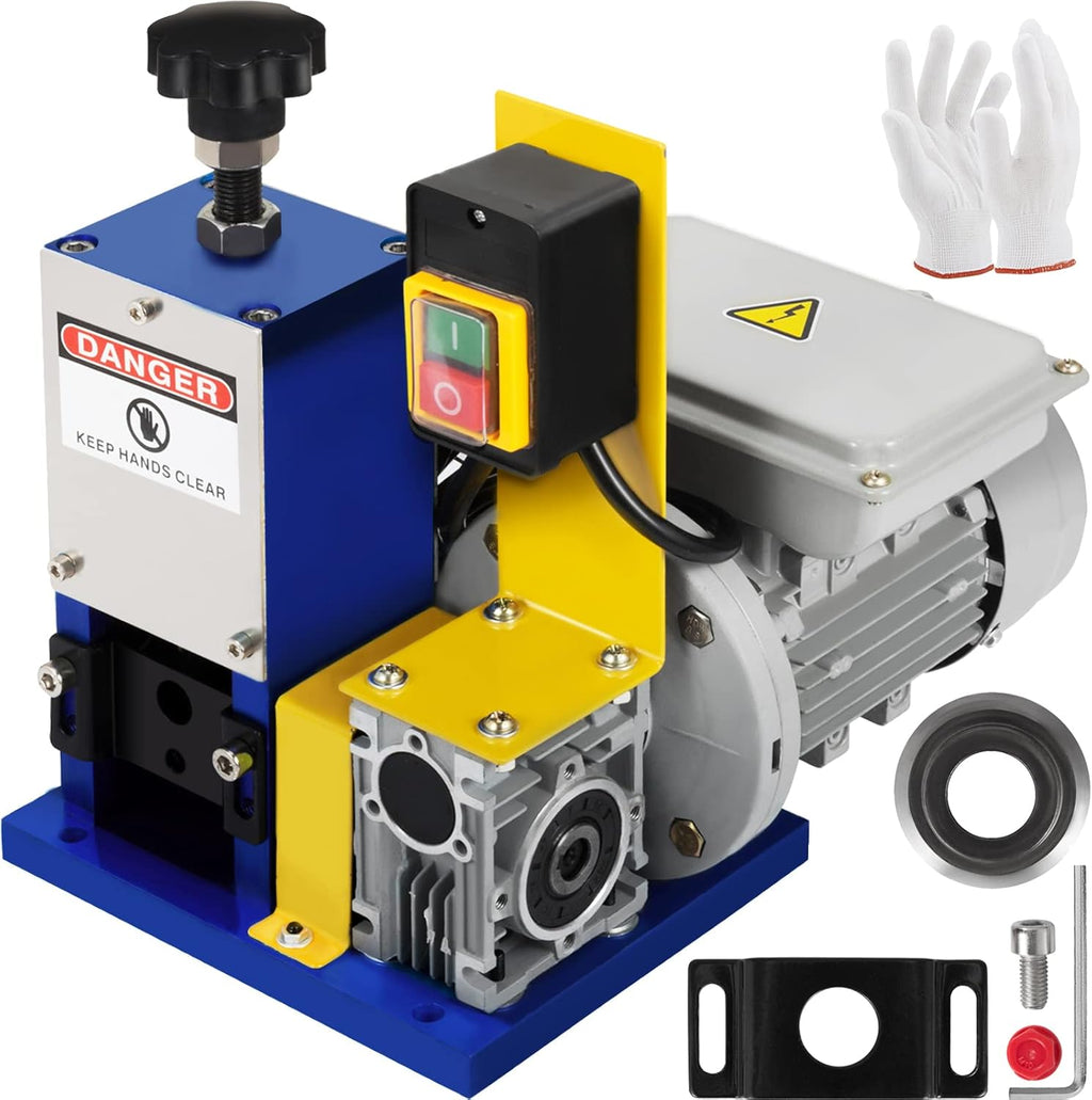 Automatic Electric Wire Stripping Machine 0.05-0.98, Portable Wire Stripper Machine with Extra Blade F75619