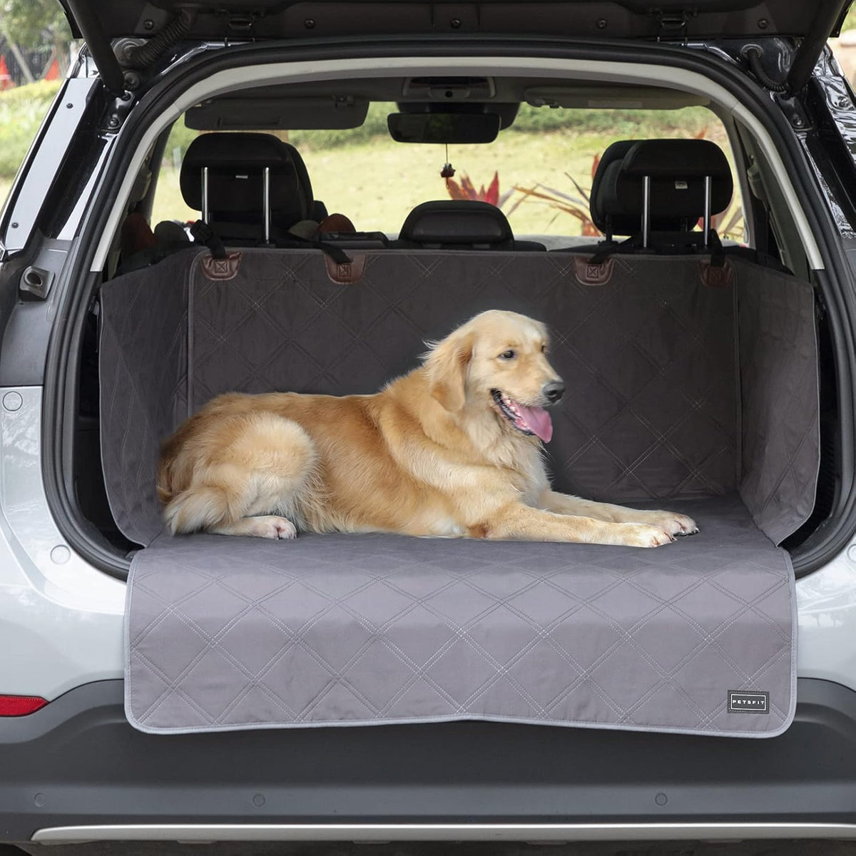 Coffee Pack of 2 Water-Resistant SUV Cargo Liner for Dogs Q70640