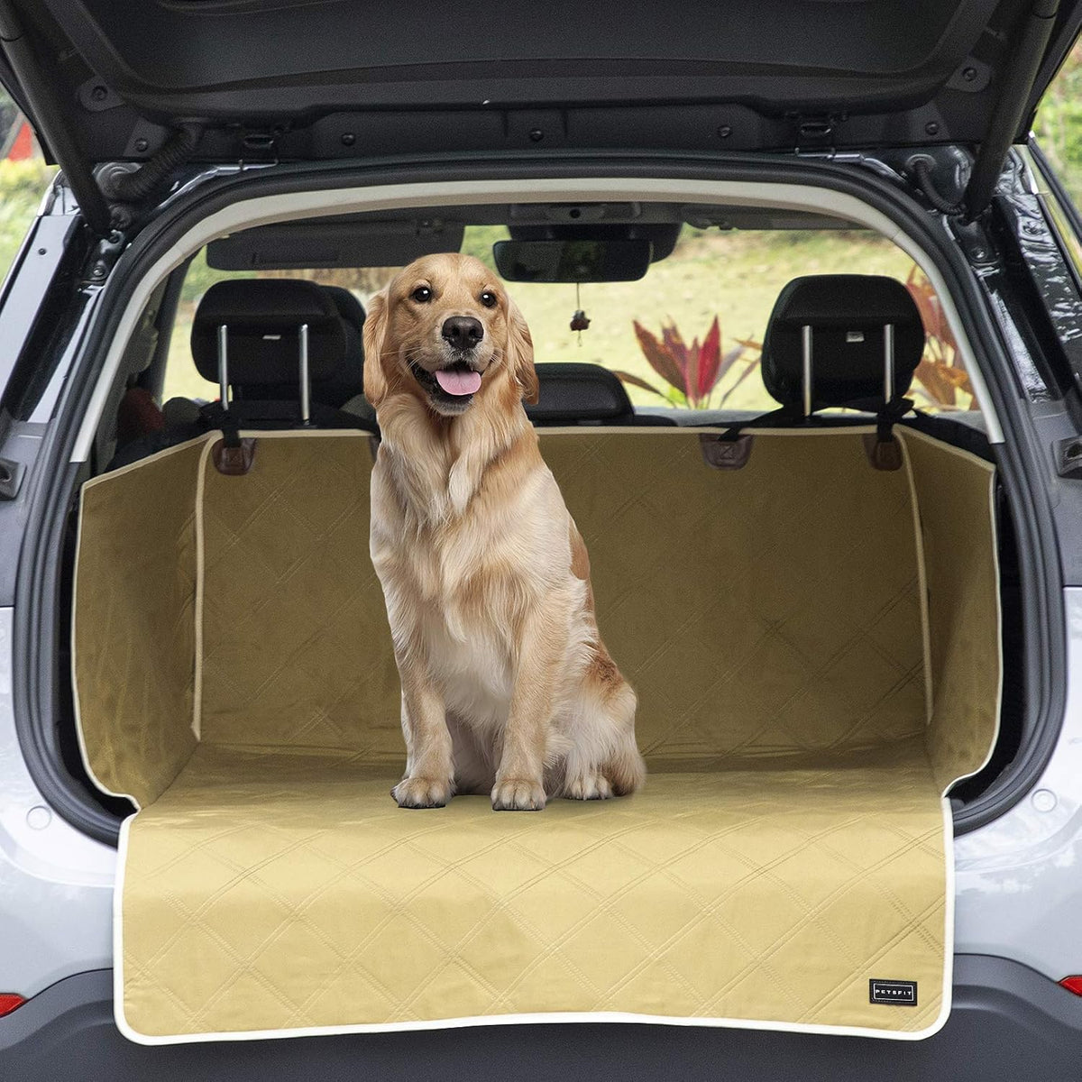 Coffee Pack of 2 Water-Resistant SUV Cargo Liner for Dogs Q70640